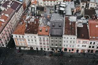 Апартаменты Luxury studio on Rynok square (quiet+balcony) Львов Апартаменты с 1 спальней-14